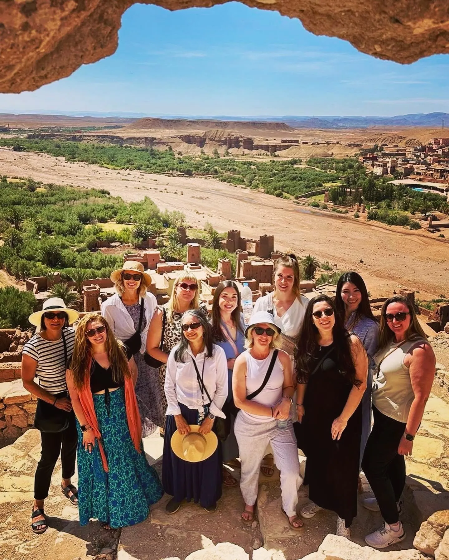 Group of travellers on a Sahara Trailsdesert tour in Morocco